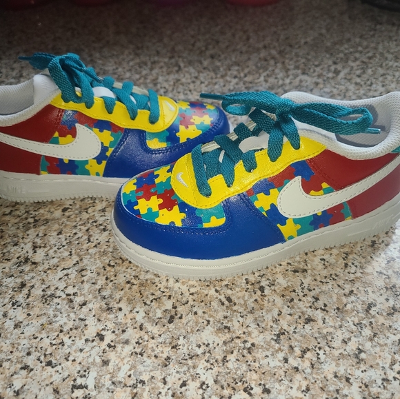 Custom painted toddler air force ones - Picture 3 of 5